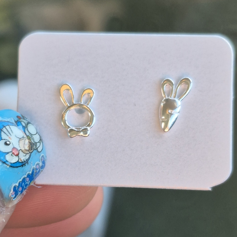 Silver Jewelry Stud Earrings